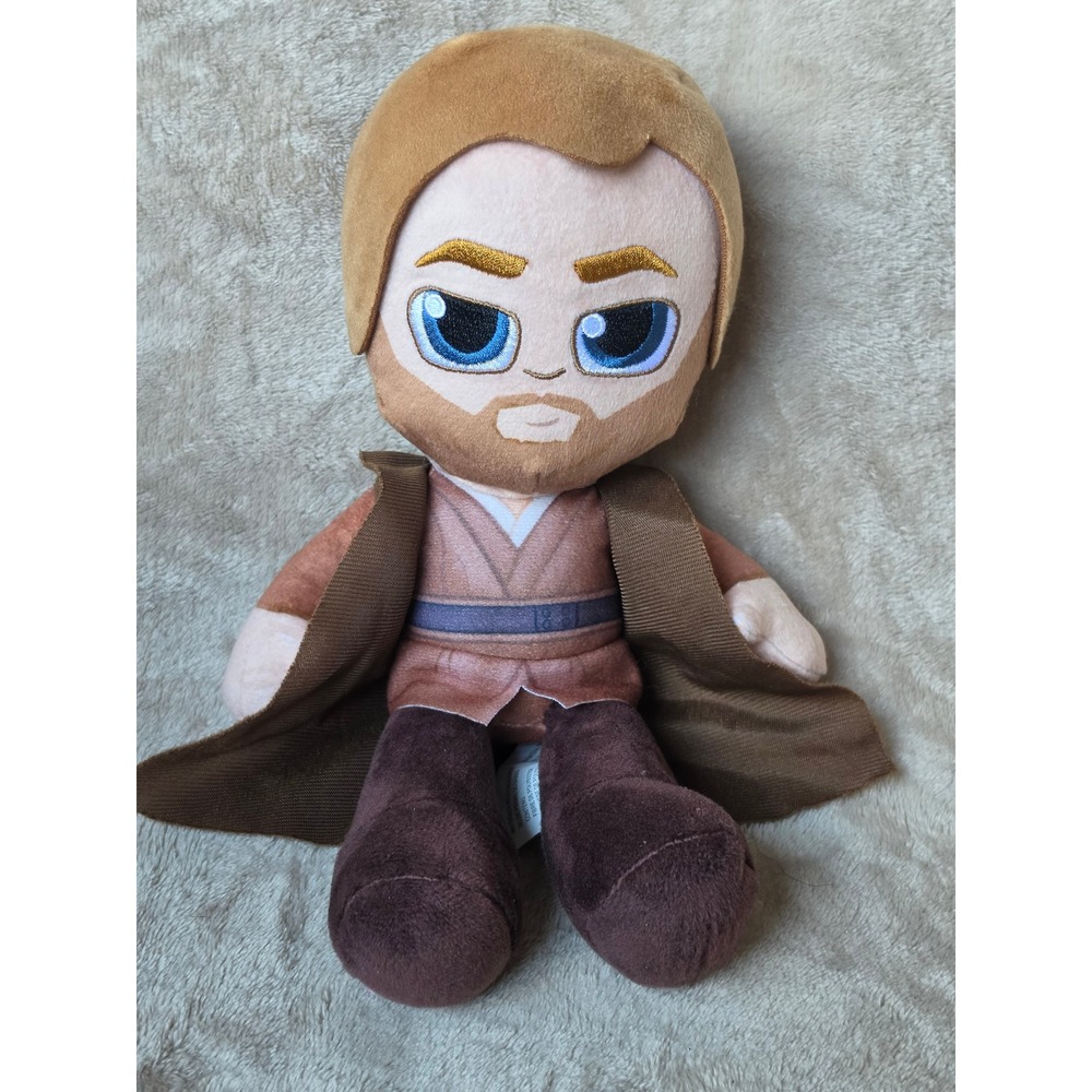Star Wars Obi-Wan Kenobi Plush Mattel Jedi Master Stuffed Toy Brown Robes 2022
